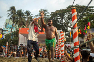 চট্টগ্রামের জব্বারের বলীখেলা চ্যাম্পিয়ন বাঘা শরীফ