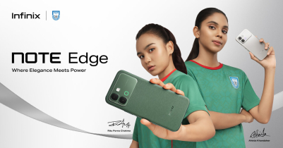 কার্ভড ডিসপ্লের ৫জি নোট এজ স্মার্টফোন আনল ইনফিনিক্স