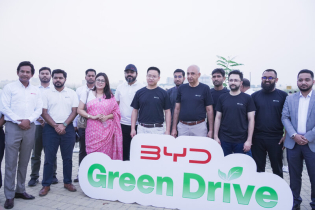 Tree plantation under BYD Bangladesh’s ‘Green Drive’ initiative
